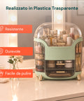 Schräger Make-up-Organizer mit Stufen - Modernes und funktionales Design in 2 Farben