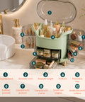 Schräger Make-up-Organizer mit Stufen - Modernes und funktionales Design in 2 Farben