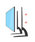 Doppelständer für TV und Monitor von 23 bis 75 Zoll