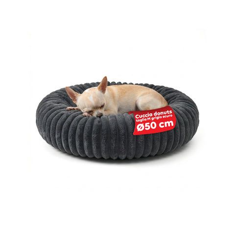 Weiches und bequemes Donut-Hundebett für Hunde und Katzen, verschiedene Größen und Farben