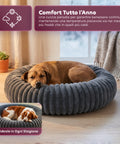 Weiches und bequemes Donut-Hundebett für Hunde und Katzen, verschiedene Größen und Farben