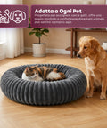 Weiches und bequemes Donut-Hundebett für Hunde und Katzen, verschiedene Größen und Farben