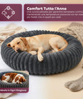 Weiches und bequemes Donut-Hundebett für Hunde und Katzen, verschiedene Größen und Farben