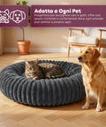 Weiches und bequemes Donut-Hundebett für Hunde und Katzen, verschiedene Größen und Farben