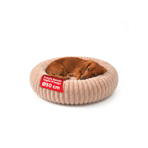 Weiches und bequemes Donut-Hundebett für Hunde und Katzen in verschiedenen Größen und Farben