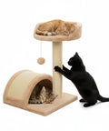 Kratzbaum für Katzen, 50 cm, mit Sisalbogen und hängendem Spielzeug