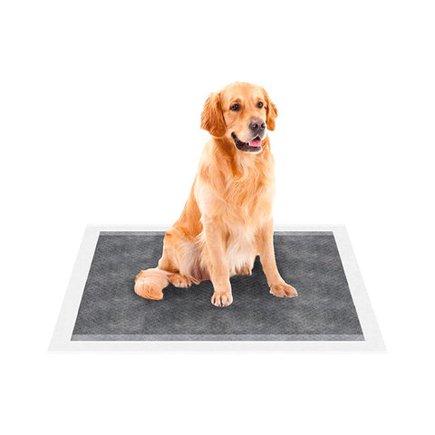 Hygienische Welpenunterlagen 60×90 cm mit Aktivkohle und Klebestreifen – Mehrgrößen-Set