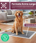 Hygienische Welpenunterlagen 60×90 cm mit Aktivkohle und Klebestreifen – Mehrgrößen-Set