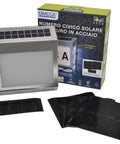 omega Solar Hausnummer zur Wandmontage aus Stahl EAN 8055384191228