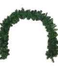 Grüner Weihnachtsgirlanden-Schmuck 270 cm – klassischer Dekorationsgirlanden mit 180 Zweigen