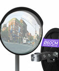 Parabolischer Sicherheits-Verkehrsspiegel Ø60 cm mit Befestigungsbügeln