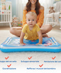 Sensorik-Wassermatte für Babys mit 6 schwimmenden PVC-Spielzeugen