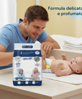Babytücher mit Talkum - 216 /1 296 Stück mit Dermolenitiva-Creme