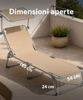 Detail des um 360 Grad verstellbaren Sonnenschutzes der Sonnenliege