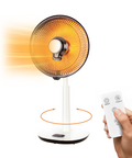 Parabolheizer mit Fernbedienung und Timer, 450/900 W, 36 cm