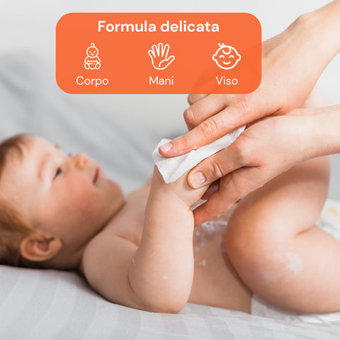 Baby-Feuchttücher 72 / 864 Stück – weich, wabenförmig, mit Hafer-Reis-Milchduft, Aloe oder Talkumcreme