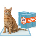 Hygienische Welpenunterlagen Essential 60×90 – Mehrformat-Set mit Klebestreifen