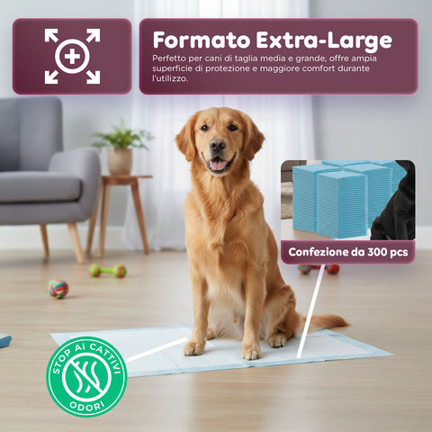 Hygienische Welpenunterlagen Essential 60×90 – Mehrformat-Set mit Klebestreifen