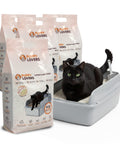 Pflanzliches Saugstreu 6 l - Katzenstreu 4+2 gratis