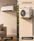 Monosplit-Inverter-Klimagerät 9000/12000/18000 BTU A++ R32-Gas WLAN