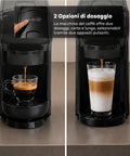 Espressomaschine 4 in 1 – Nespresso-, Dolce-Gusto- und Modo-Mio-Kapseln sowie gemahlener Kaffee, 19 bar, 1450 W, 0,6-l-Wassertank, automatische Abschaltung