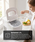 Eismaschine mit 1,7-l-Wassertank, inklusive Eisschaufel und herausnehmbarem Eisbehälter - 150 W