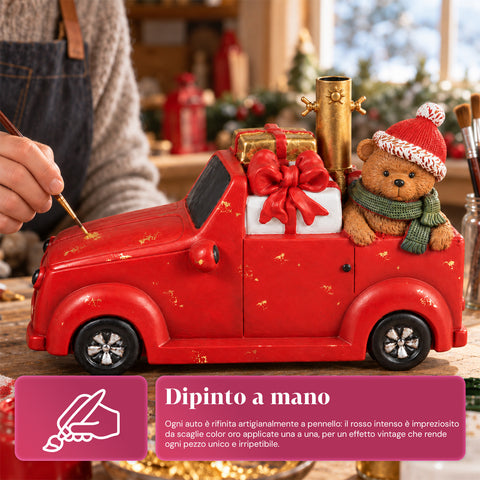 Dekorativer Christbaumständer, 10 Motive, aus Eisen und Magnesium, universelle Befestigung, für Bäume bis 210 cm, 2 Modelle mit LED-Leuchten