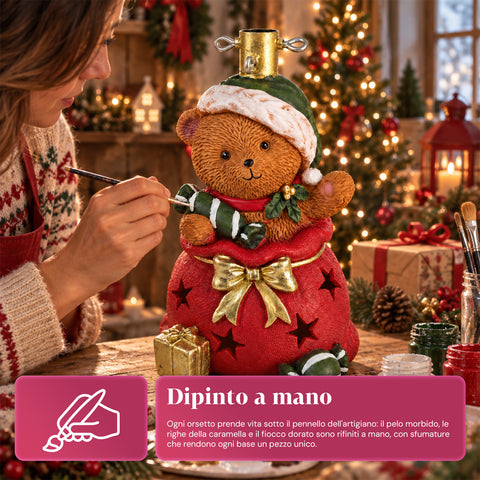 Dekorativer Christbaumständer, 10 Motive, aus Eisen und Magnesium, universelle Befestigung, für Bäume bis 210 cm, 2 Modelle mit LED-Leuchten