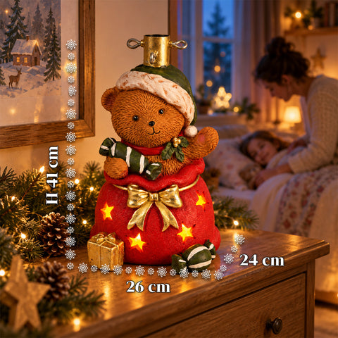 Dekorativer Christbaumständer, 10 Motive, aus Eisen und Magnesium, universelle Befestigung, für Bäume bis 210 cm, 2 Modelle mit LED-Leuchten