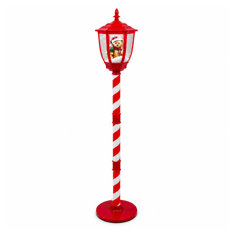 Weihnachtslaterne mit Schneegestöber, Musik und LED-Leuchten – 4 Varianten