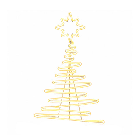 Leuchtender LED-Neon-Weihnachtsbaum 108 cm mit Stern, warmweiß