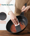 Komplettes 13-teiliges Kochgeschirr-Set in verschiedenen Farben inklusive Küchenutensilien