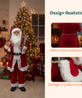 Weihnachtsdekoration Weihnachtsmann – klassischer Stil, perfekt für Eingangsbereich und Wohnzimmer
