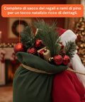 Weihnachtsdekoration Weihnachtsmann – klassischer Stil, perfekt für Eingangsbereich und Wohnzimmer