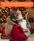 Weihnachtsdekoration Weihnachtsmann – klassischer Stil, perfekt für Eingangsbereich und Wohnzimmer