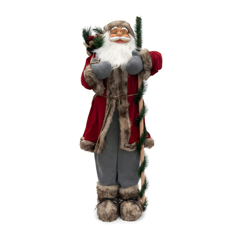 Weihnachtsdekoration Weihnachtsmann – klassischer Stil, perfekt für Eingangsbereich und Wohnzimmer