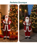 Weihnachtsdekoration Weihnachtsmann – klassischer Stil, perfekt für Eingangsbereich und Wohnzimmer