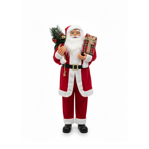 Weihnachtsdekoration Weihnachtsmann – klassischer Stil, perfekt für Eingangsbereich und Wohnzimmer