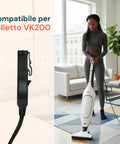 Netzkabel VK200 – Kompatibles Ersatzteil 7-10 m, grau, mit Stecker