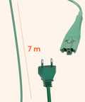 Netzkabel VK130/131 – Kompatibles Ersatzteil 7-10 m Grün mit Stecker