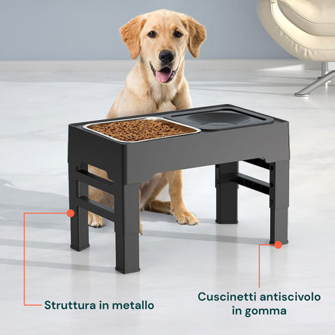 Verstellbare Näpfe, perfekt für alle Hunde - von 8,7 bis 28,8 cm Höhe