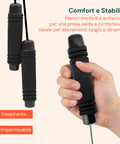 Fitness-Springseil mit ergonomischen Griffen und Tasche