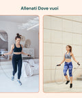 Fitness-Springseil mit ergonomischen Griffen und Tasche