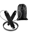Fitness-Springseil mit ergonomischen Griffen und Tasche