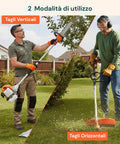 Benzin-Multifunktionsgerät 4-in-1 mit Heckenschere, Kettensäge und Hochentaster, 52 cm³
