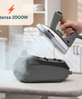 Dampfbügeleisen mit Boiler 2000 W – Edelstahlsohle und kontinuierlicher Dampf