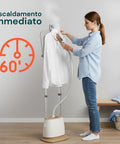 Vertikaler Dampfglätter 1580 W mit Zubehör und 1500-ml-Wassertank