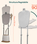 Vertikaler Dampfglätter 1580 W mit Zubehör und 1500-ml-Wassertank