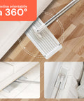Bodenwischer Mopo Wash 8 l mit flexiblem Stiel, geteiltem Eimer und 2 Tüchern