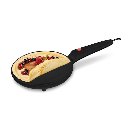 Elektrische Crêpes-Pfanne 700 W mit Antihaftbeschichtung, leicht zu reinigen